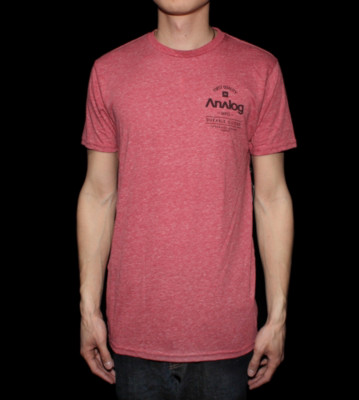 Analog T-Shirt The Goods F&B red blood heather
