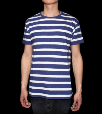 Sixpack T-Shirt Lavu blue navy stripped