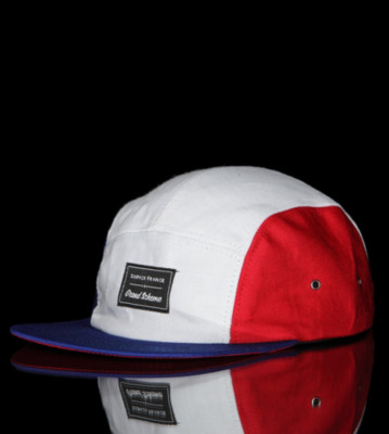 Sixpack 5 Panel Cap French white/blue/red
