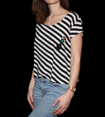 Volcom W T-Shirt Malika white cream