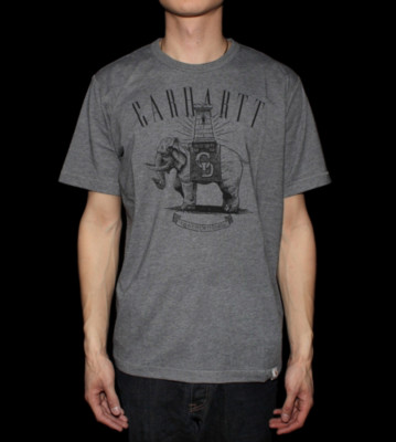 Carhartt T-Shirt Elephant grey dark heather