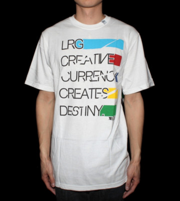 LRG T-Shirt Creative Currency white