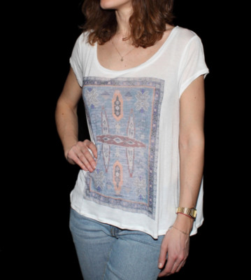 Insight W T-Shirt Rug white dusted