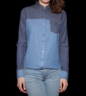 Element W Shirt Odessa blue milky