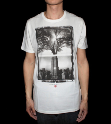 Element T-Shirt New Order white off