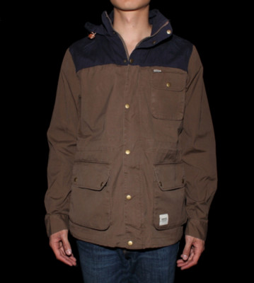 Wemoto Jacket Gus brown teak/navyblue