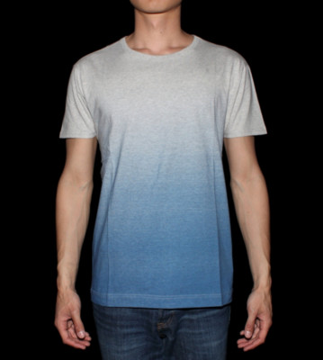 Sixpack T-Shirt Gradient blue grey heather
