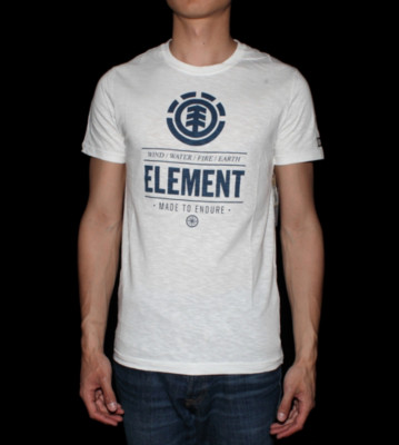 Element T-shirt Compass white off