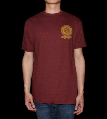 Obey T-Shirt Machins Posse red brick heaher