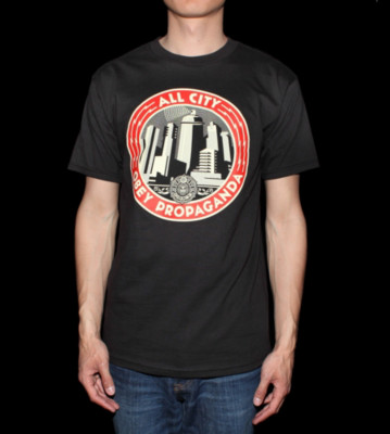 Obey T-Shirt Spraytropolis black