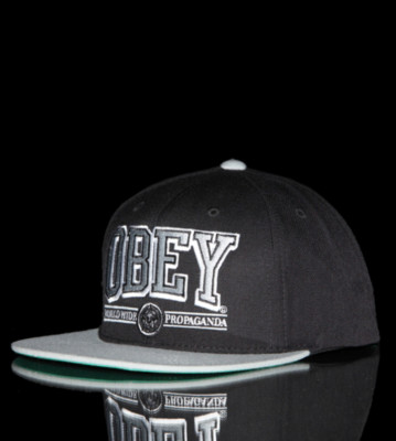 Obey Snap Cap Obey Athletics black/grey