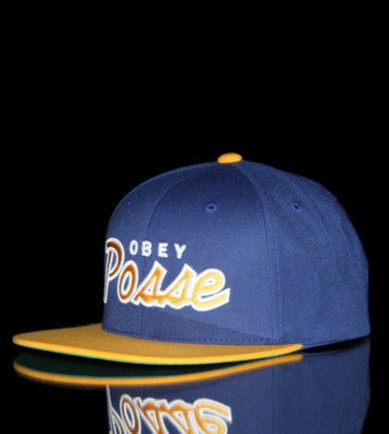 Obey Snap Cap Obey Posse blue/gold