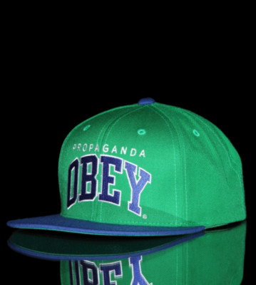 Obey Snap Cap Throwback green/royal blue