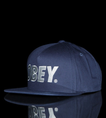Obey Snap Cap The City blue light navy