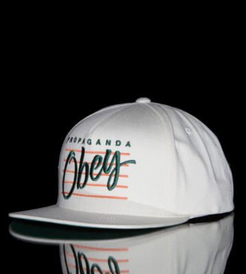 Obey Snap Cap Sidelines white natural