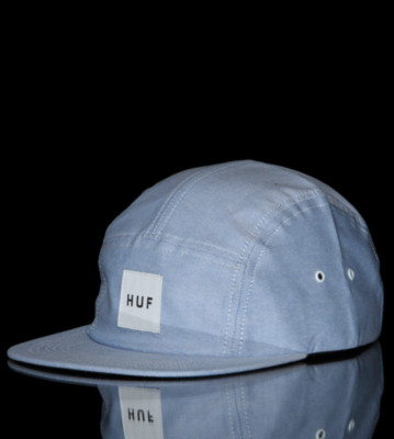 Huf 5 Panel Cap Oxford Volley blue