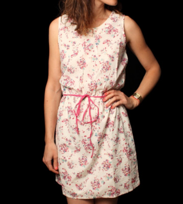 Roxy W Dress Hey Honey white spr flower
