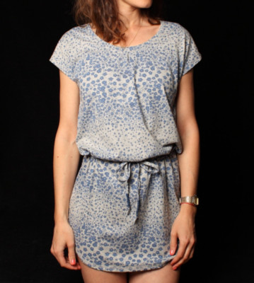 Roxy W Dress Sunlover grey hgr whaterfall