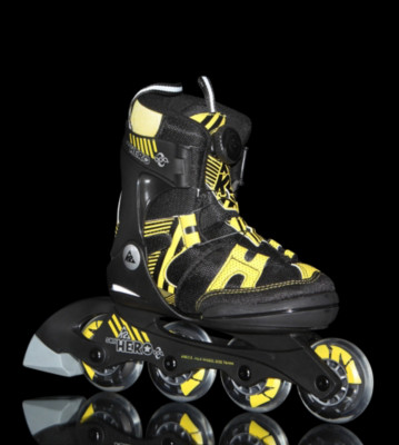 K2 Boys Kids SK8 Hero Boa black/light green