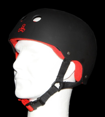 Triple 8 Helmet Rubber black rubber
