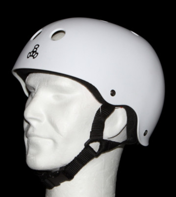 Triple 8 Helmet Rubber white rubber