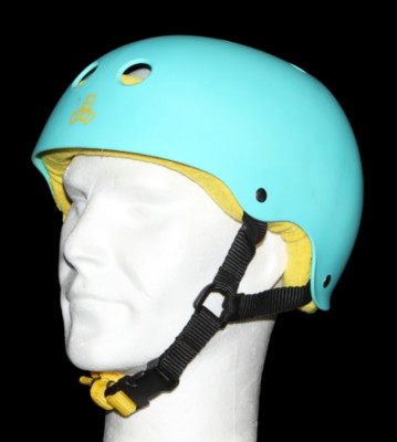 Triple 8 Helmet Rubber aqua baja teal
