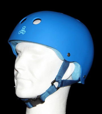 Triple 8 Helmet Rubber blue royal
