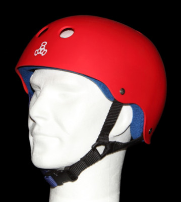 Triple 8 Helmet Rubber red united