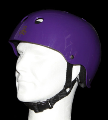 Triple 8 Helmet Glossy purple glossy