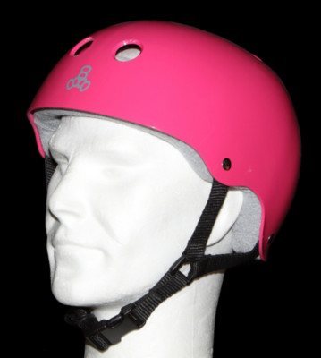 Triple 8 Helmet Glossy pink glossy