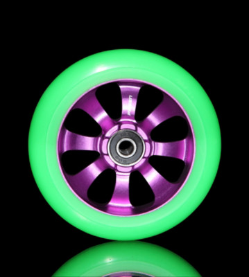 Fasen Wheel 8 Spokes purple/green