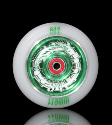 841 Wheel Dragon green/white